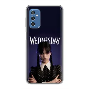 Силиконовый чехол с картинкой для Samsung Galaxy M52 (Wednesday)