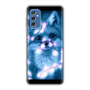 Чехлы с картинкой Лисички для Samsung Galaxy M52 (VPrint) (Яркая лисичка)