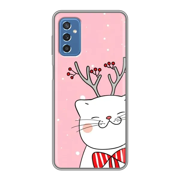 Чехол с принтом «Зимний кот» для Samsung Galaxy M52