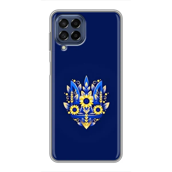Чохол з принтом «Квітковий Герб» для Samsung Galaxy M53 (5G) (M536B) Чохол з принтом «Квітковий Герб» для Samsung Galaxy M53 (5G) (M536B)