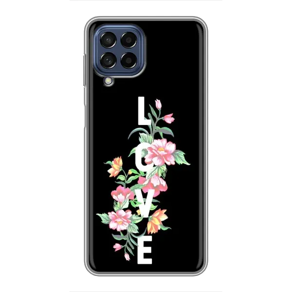 Чохол з принтом «Квіти LOVE» для Samsung Galaxy M53 (5G) (M536B) Чохол з принтом «Квіти LOVE» для Samsung Galaxy M53 (5G) (M536B)