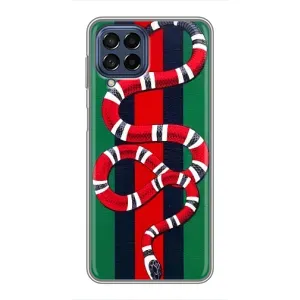 Чохли  GUCCI для Самсунг Галаксі М53 (5G) (M536B) (AlphaPrint) (Gucci змія)