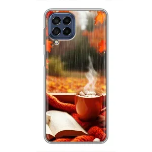Чохол з унікальним дизайном 'Осінь з кавою' для Samsung Galaxy M53 (5G) (M536B) (Кава і дощ)