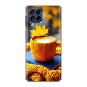 Чохол з унікальним дизайном 'Осінь з кавою' для Samsung Galaxy M53 (5G) (M536B) (Кава на жовтому пледі)