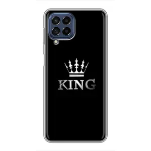 Чохол з Короною Самсунг Галаксі М53 (5G) (M536B) - (AlphaPrint) (KING)