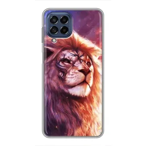 Чохол з картинкою ЛЕВ для Samsung Galaxy M53 (5G) (M536B) (VPrint) (Красочний Лев)
