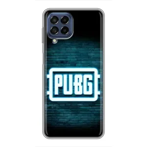 Чеjхол PUBG для Самсунг Галаксі М53 (5G) (M536B) (AlphaPrint) (Лого PUBG)