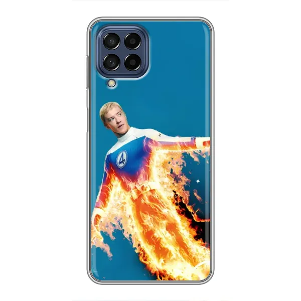 Чохол з принтом «Людина-факел у вогні» для Samsung Galaxy M53 (5G) (M536B) Чохол з принтом «Людина-факел у вогні» для Samsung Galaxy M53 (5G) (M536B)