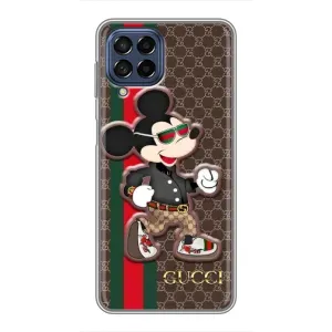 Чохли  GUCCI для Самсунг Галаксі М53 (5G) (M536B) (AlphaPrint) (Маус Гуччі)