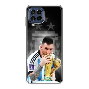 Чохли для Samsung Galaxy M53 (5G) (M536B) (Leo чемпіон) (AlphaPrint) (Мессі Чемпіон)