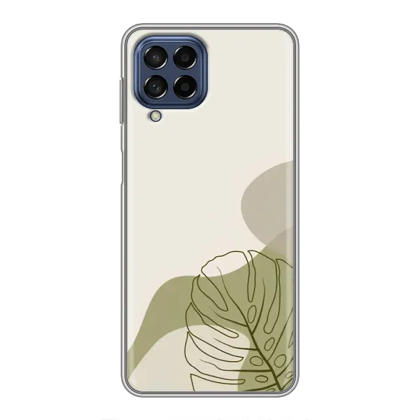 Чехол с принтом «Зеленая монстера дизайн» для Samsung Galaxy M53 (5G) (M536B)