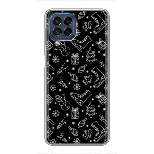 Новорічні, Святкові Чохли для Samsung Galaxy M53 (5G) (M536B) - 2024 год (Новорічний фон)