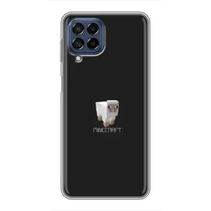 Чохол Майнкрафт на Samsung Galaxy M53 (5G) (M536B) (AlphaPrint) Minecraft (Овечка Майнкрафт)