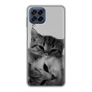 Чохол з малюнком кіт на Samsung Galaxy M53 (5G) (M536B) (Пара котів)