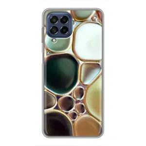 Мраморний чехол на Samsung Galaxy M53 (5G) (M536B) (VPrint) (Радужний Мрамор)