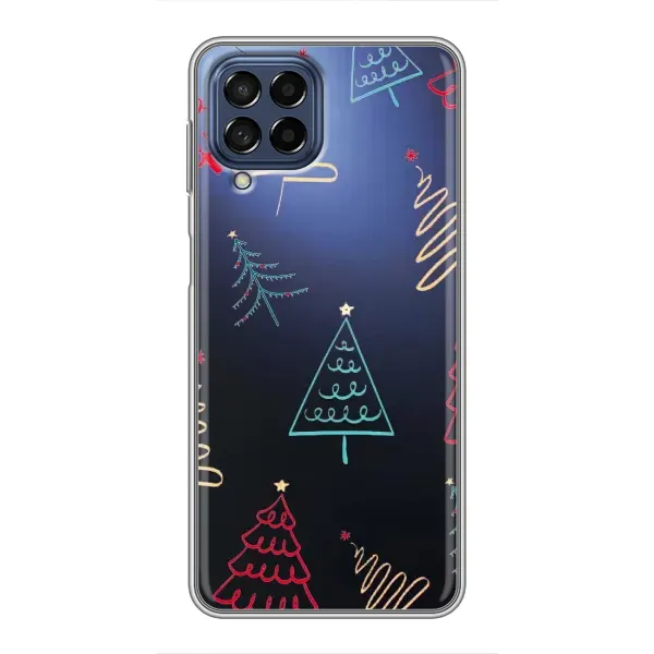 Чохол з принтом «Різдвяні ялинки» для Samsung Galaxy M53 (5G) (M536B)