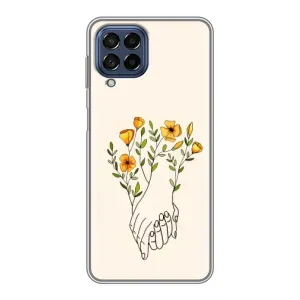 Чехлы для любимой на Самсунг Галаксі М53 (5G) (M536B) (VPrint) (Руки любві)