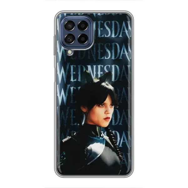 Чохол з принтом «Венздей кішка» для Samsung Galaxy M53 (5G) (M536B) Чохол з принтом «Венздей кішка» для Samsung Galaxy M53 (5G) (M536B)