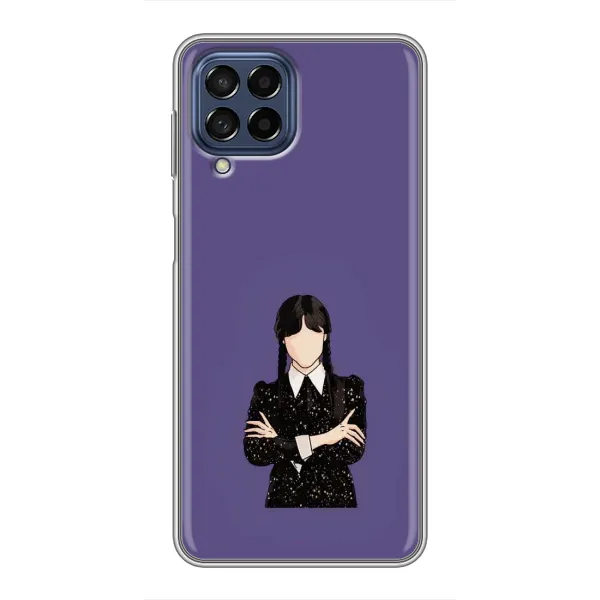 Чохол з принтом «Венздей у чорному» для Samsung Galaxy M53 (5G) (M536B) Чохол з принтом «Венздей у чорному» для Samsung Galaxy M53 (5G) (M536B)