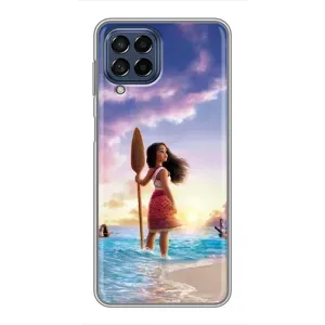 Чохол з мультфільмом Ваяна Samsung Galaxy M53 (5G) (M536B) (Моана з веслом)