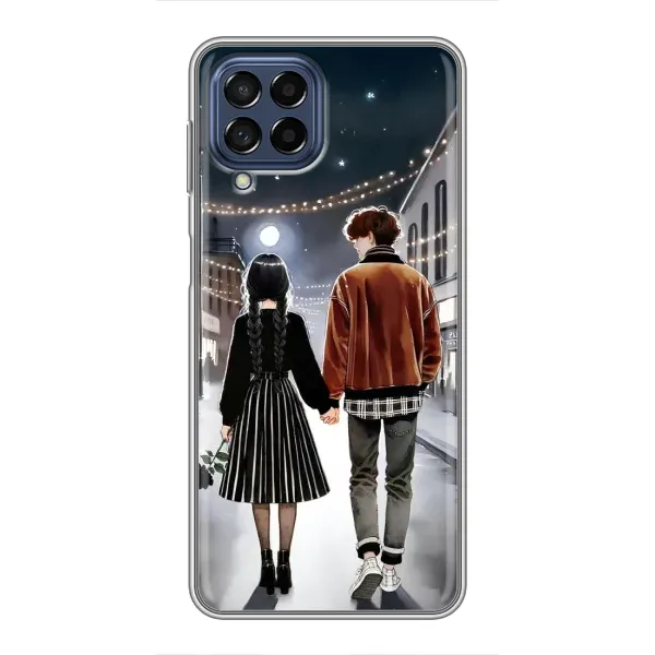 Чохол з принтом «Венздей та Тайлер» для Samsung Galaxy M53 (5G) (M536B) Чохол з принтом «Венздей та Тайлер» для Samsung Galaxy M53 (5G) (M536B)