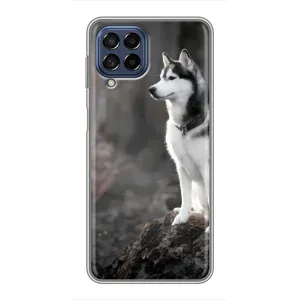 Чохол з Хаскі Samsung Galaxy M53 (5G) (M536B) - (AlphaPrint) (Вірний собака)