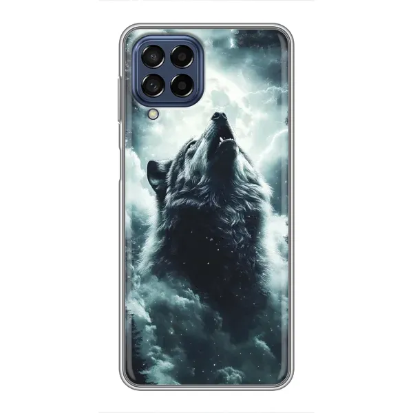 Чохол з принтом «Вовк у хмарах» для Samsung Galaxy M53 (5G) (M536B) Чохол з принтом «Вовк у хмарах» для Samsung Galaxy M53 (5G) (M536B)