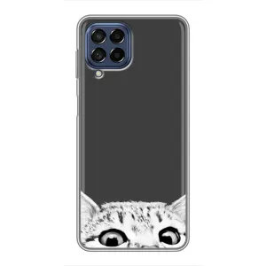 Чохол на Самсунг Галаксі М53 (5G) (M536B) з Котиками (VPrint) (Виглядає котик)