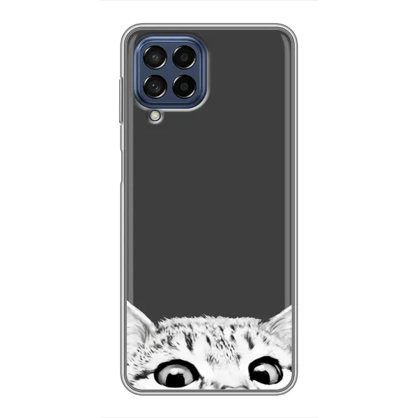 Чохол з принтом «Виглядає котик» для Samsung Galaxy M53 (5G) (M536B) Чохол з принтом «Виглядає котик» для Samsung Galaxy M53 (5G) (M536B)