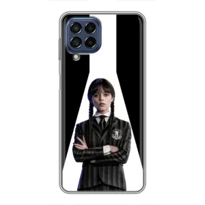 Чохли Венсдей на Samsung Galaxy M53 (5G) (M536B) Уенсдей (AlphaPrint) (W-Wednesday)