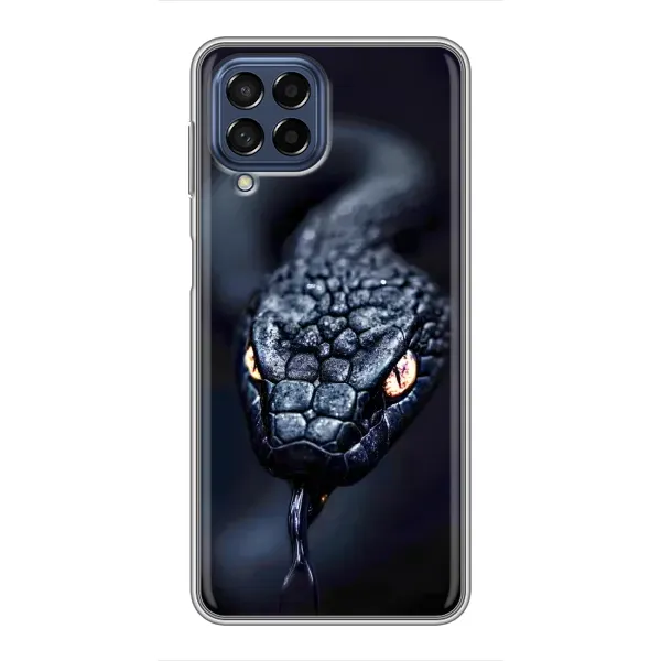 Чохол з принтом «Чорна змія» для Samsung Galaxy M53 (5G) (M536B) Чохол з принтом «Чорна змія» для Samsung Galaxy M53 (5G) (M536B)