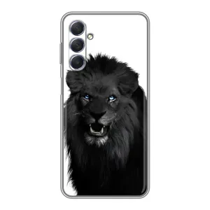 Чохли з картинкою животних Sansung Galaxy M54 (5G) (Чорний ЛЕВ)