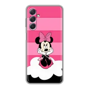 Міккі Маус чохол для Sansung Galaxy M54 (5G) (AlphaPrint - Мультяшні) (Дівчинка Maus)
