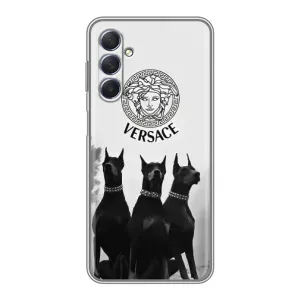 Чохли VERSACE для Самсунг Галаксі М54 (5G) (PREMIUMPrint) (Доберман Версаче)