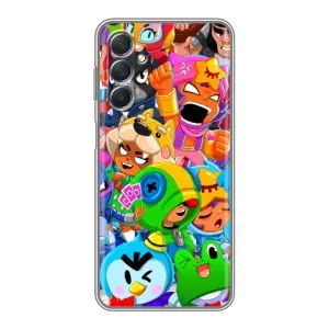 Чехлы Brawl Stars для Sansung Galaxy M54 (5G) (AlphaPrint) (Герої Бравл Старс)