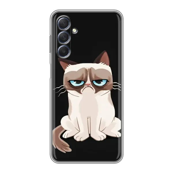 Чохол з принтом «Сумний кіт» для Samsung Galaxy M54 (5G)