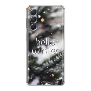 Новорічні, Святкові Чохли для Sansung Galaxy M54 (5G) - 2024 год (Hello winter)