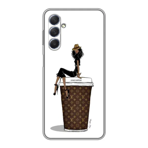 Чехол с принтом «кофе LOUIS VUITTON» для Samsung Galaxy M54 (5G)