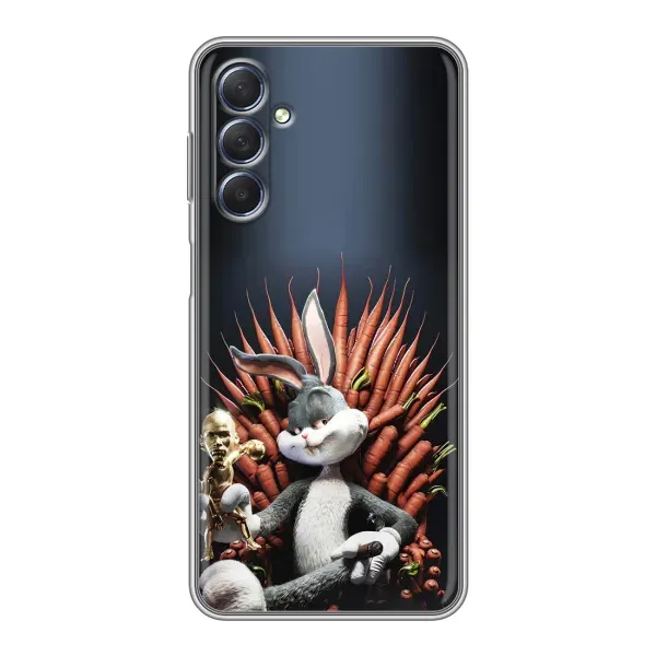 Чохол з принтом «Король Кролик» для Samsung Galaxy M54 (5G)