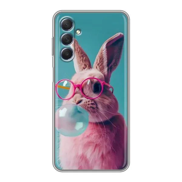 Чохол з принтом «Кролик в окулярах» для Samsung Galaxy M54 (5G)