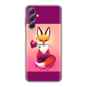 Чохли з картинкою Лисичка для Sansung Galaxy M54 (5G) (VPrint) (Лиса з трояндою)