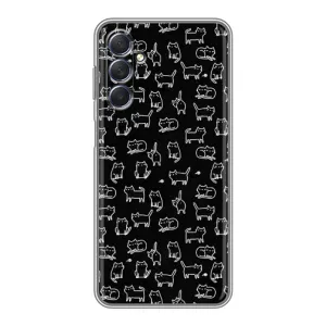 Чохол з принтом для Sansung Galaxy M54 (5G) (AlphaPrint) Модні коти (Маленькі котики)
