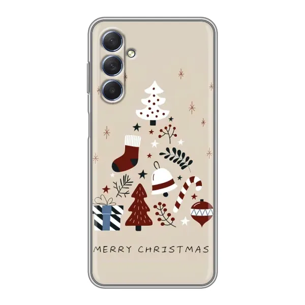 Чохол з принтом «Merry Christmas» для Samsung Galaxy M54 (5G)