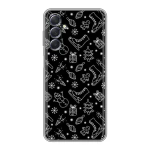 Новорічні, Святкові Чохли для Sansung Galaxy M54 (5G) - 2024 год (Новорічний фон)