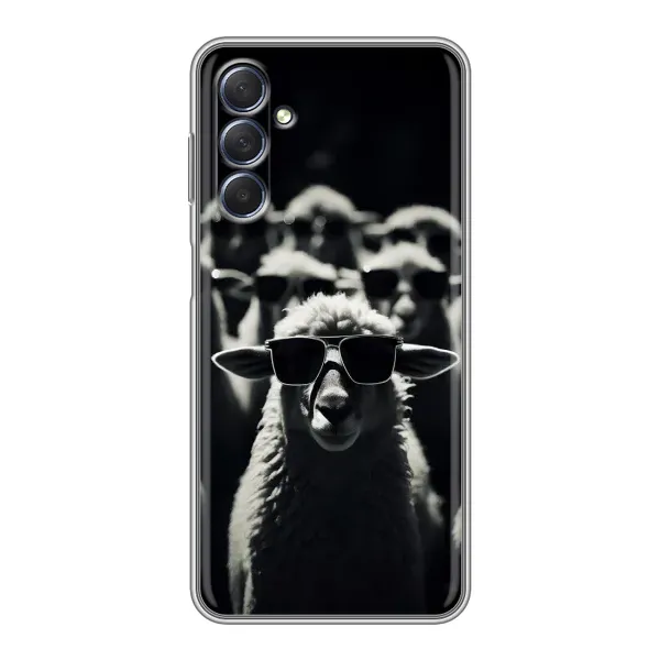Чохол з принтом «Овечка в окулярах» для Samsung Galaxy M54 (5G)