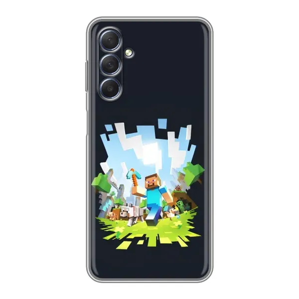 Чохол з принтом «персонажі Minecraft» для Samsung Galaxy M54 (5G) Чохол з принтом «персонажі Minecraft» для Samsung Galaxy M54 (5G)