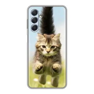 Чохли з Котиками для Sansung Galaxy M54 (5G) (VPrint) (Прижок кота)
