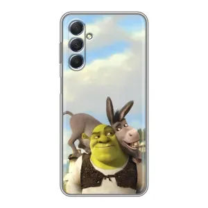 Чохол з мультфільмом Шрек на Sansung Galaxy M54 (5G) (Шрек та Осел)