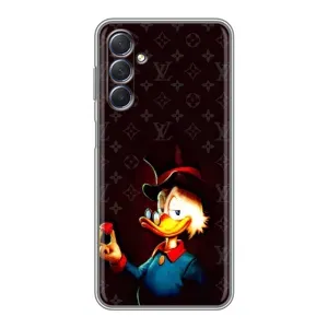 Чехли для Sansung Galaxy M54 (5G) - Скрудж МакДак Louis Vuitton (PREMIUMPrint) (Скрудж з ботліантом)