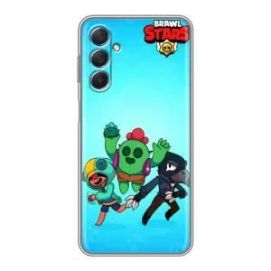 Чехлы Brawl Stars для Sansung Galaxy M54 (5G) (AlphaPrint) (Тріо героїв)